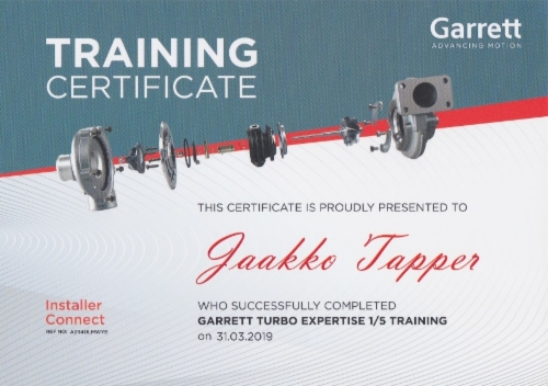 Jaakko_Tapper_Garrett_certificat_15_Training.jpeg